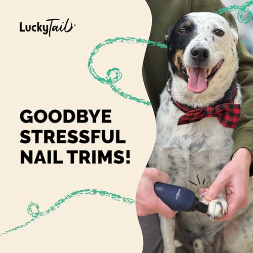 Pet Nail Grinder for Dogs and Cats (Dark Blue)