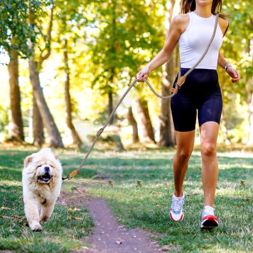 Hands Free Dog Leash (Brown Check / 7FT Hands Free)