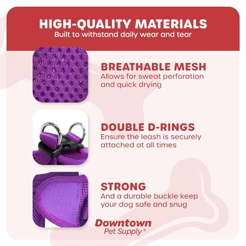 Step in Dog Harness (Large / Purple)