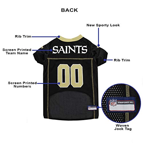 NFL New Orleans Saints Dog Jersey (New Orleans Saints / X-Large)