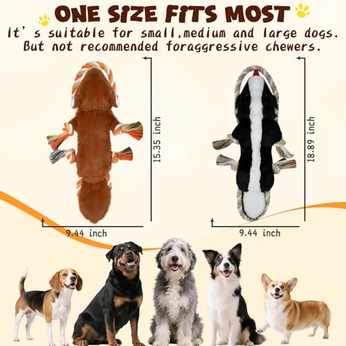 No Stuffing Rope 2 (Black, Brown)