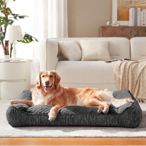 Extra Large Orthopedic Dog Beds Large Sized Dog (XXL(48"L x 34.5"W x 10"Th) / Grey)