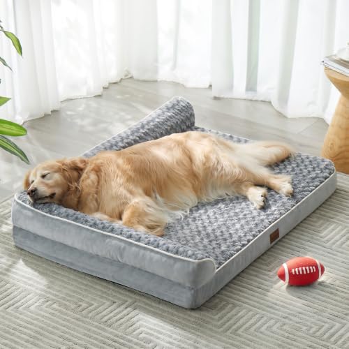 Orthopedic Washable Dog Bed (Gray / 35.0"l x 22.0"w x 6.5"th)