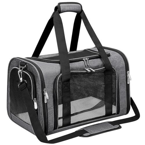Soft Sided Cat (Dark Grey / 17"L x 11"W x 11"H)