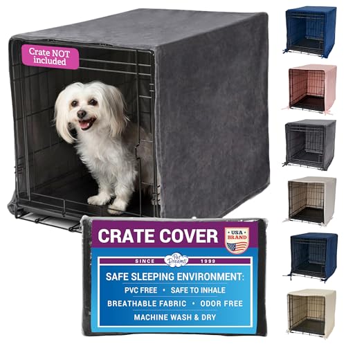 Dog Crate Cover (Graphite Grey / 24.0"L x 18.0"W x 19.0"H)