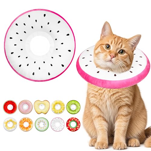 Cat Cone Collar Soft (Dragonfruit / Medium)