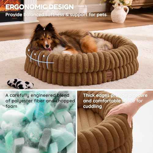 Orthopedic Dog Bed (Chocolate Brown / XL(41*30*7))