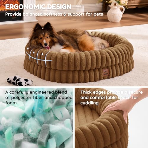 Orthopedic Dog Bed (Brown / M(30*24*7))