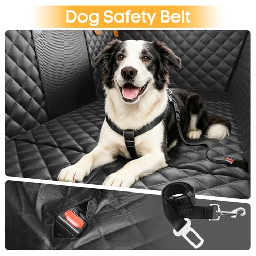 Dog Car Seat Cover for Back Seat (black / XL - 56.3"W x 64.2"L - SUV/Truck)