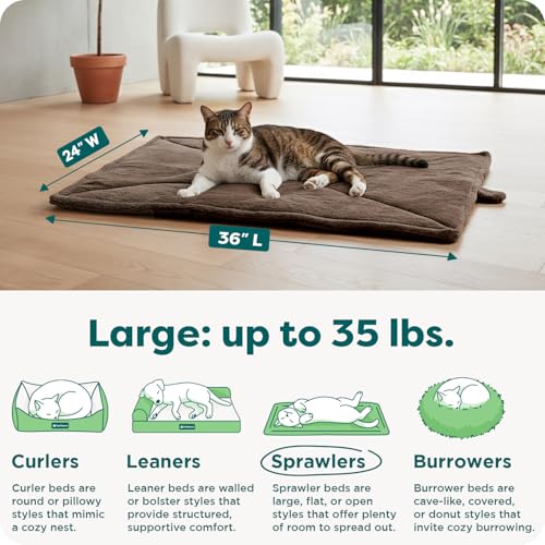 ThermaNAP Self Warming Cat Mat (Large - 36"L x 24"W / Espresso)