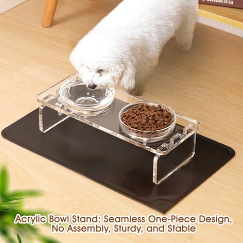Elevated Dog & Cat Bowls (Small Dogs & Cats-3.75" Height)
