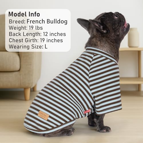 3Pack Dog Sweater with Sleeves Fleece Shirt for Small Dogs (Small (4-8lbs) / 08# 3Pack(Blue+Grey+Blue Stripe))
