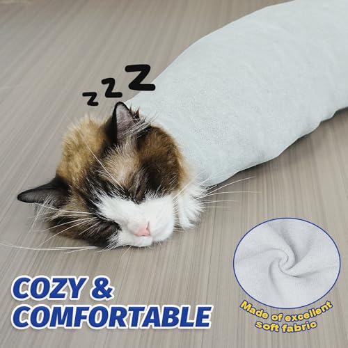 Cat Grooming Wrap for Nail Trimming (L-27.6in ( Weight:＜ 17lbs ) / Grey)
