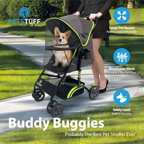 22” Buddy Buggies Foldable Pet Stroller (Pink / 22 inch)