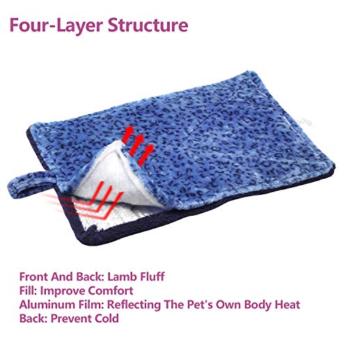 Pet Bed Mat M (1 Pack - M - 27" * 20" / Blue)