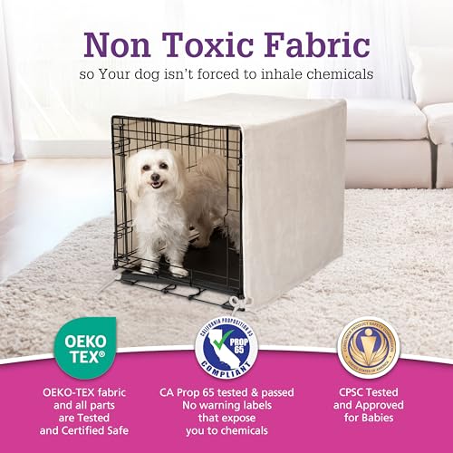 Dog Crate Cover (Denim Blue / 42.0"L x 28.0"W x 30.0"H)