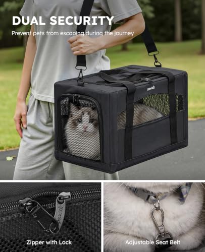 Cat Carrier Stable (Dark Gray / 18.5"L x 12.9"W x 11.8"H)