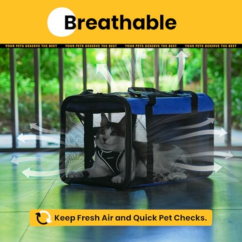 Cat Carrier Bag (M / Blue)