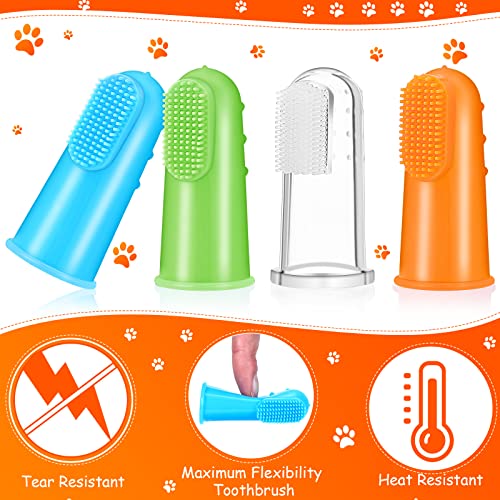80 Pack Bulk Dog Finger Toothbrushes