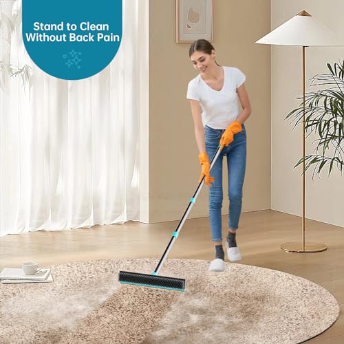 Carpet Rake 60" Long Handle (Blue / PRO Combo 3)