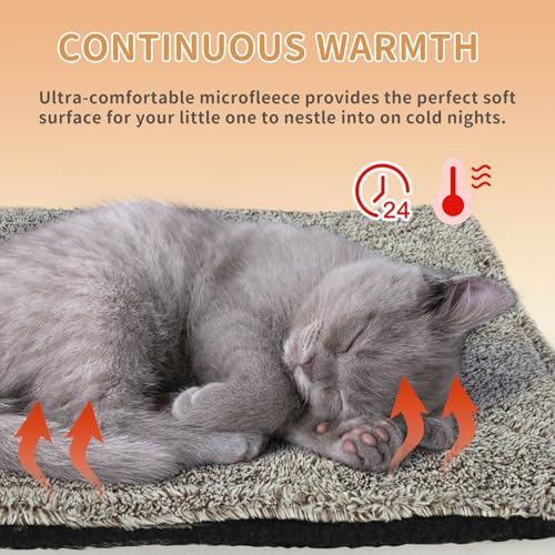 Self Warming Cat Bed Pad (Medium-4 Pack / Green)