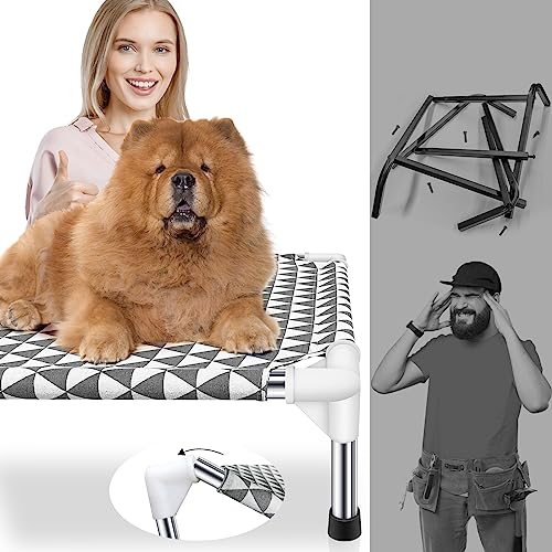 Elevated Outdoor Dog Bed (4 sided Medium)
