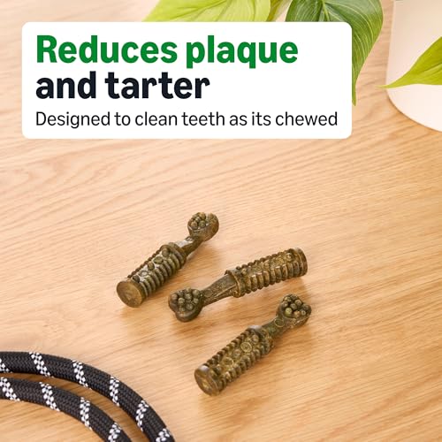 Dental Dog Treats to Help Clean Teeth & Freshen Breath for Small Dogs (Small Dogs (15 - 25 lb) / 60 Count (Pack of 1))