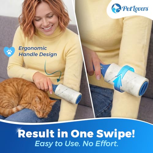 Extra Sticky Lint Roller Ultimate Value Set 400 Sheets for Pet Hair Removal