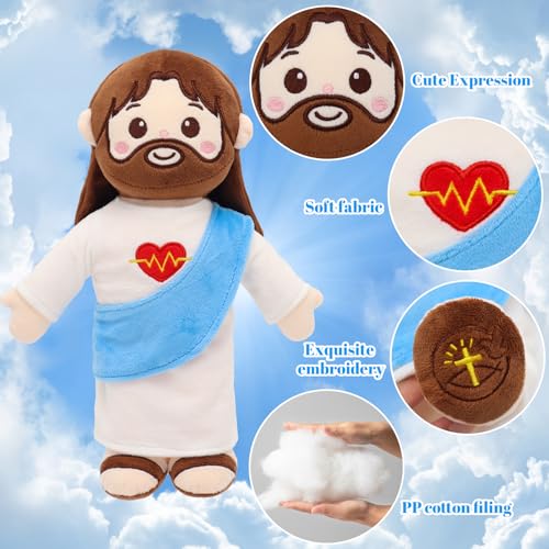 Jesus Plush Doll with Heartbeat Vibration