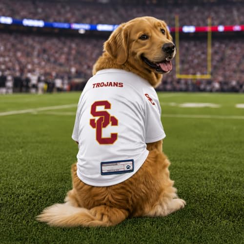 NCAA USC Trojans Stretch Pet Jersey (USC Trojans / Small)