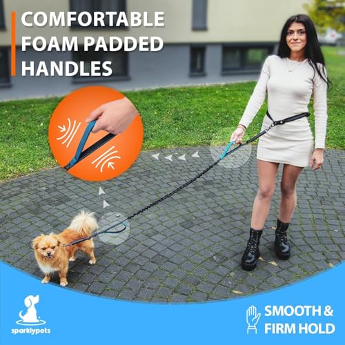 Hands Free Dog Leash (Blue / 1 dog S)