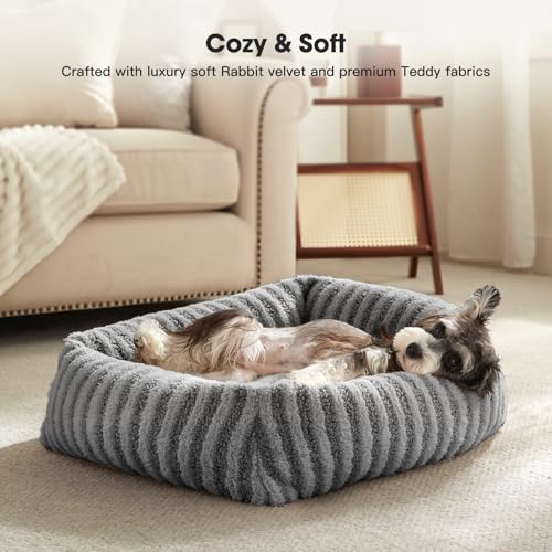Dog Bed Large Size (Grey / L(36"Lx27"Wx8"Th))