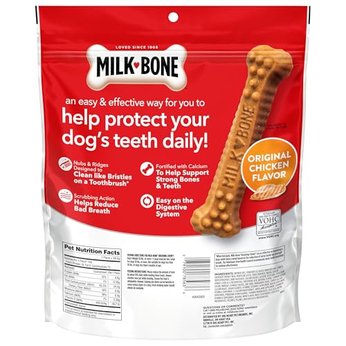 Brushing Chews Large Daily Dental Dog Treats (25 Count (Pack of 1))
