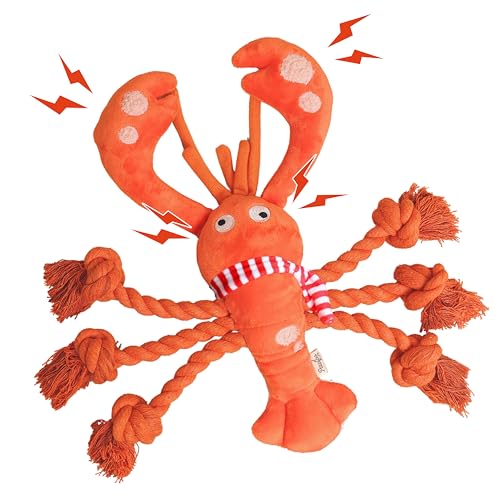 Squeaky Dog Toys (Scarf Lobster)