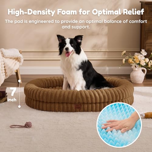 Orthopedic Dog Bed (Brown / XL(41*30*7))