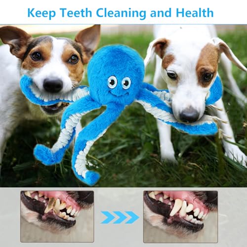 Dog Toys with Crinkle Paper (Blue)