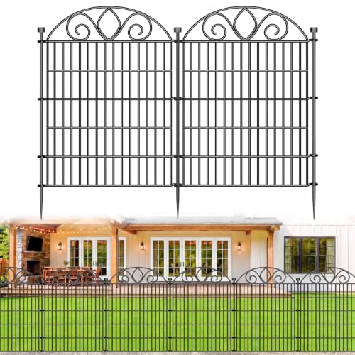No Dig Garden Fence Outdoor for Yard (34 in(H) X 22 ft(L))