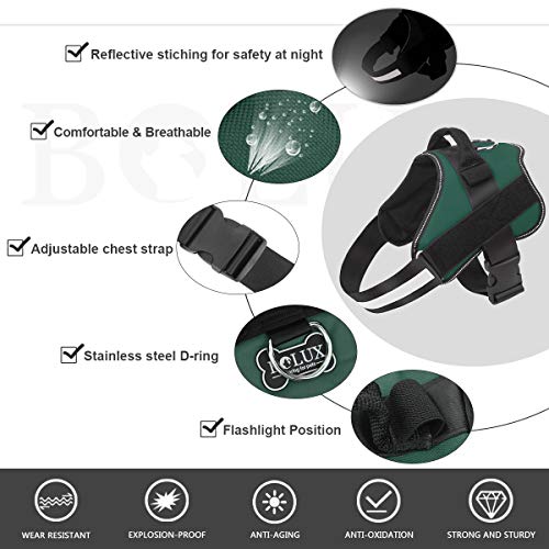 Dog Harness No (Small (Pack of 1) / Dark green)
