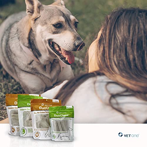VetOne DuoClenz Rawhide Dental Hygenic Chews for Medium (Medium Dogs)