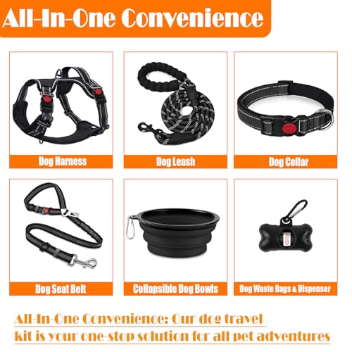 No Pull Dog Harness (Medium / Black)