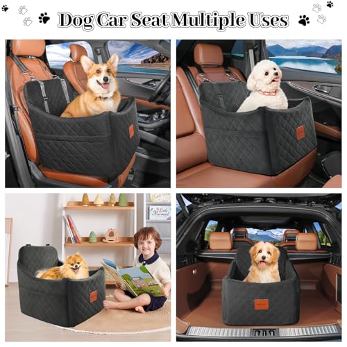 Small Dog Car Seat (Black / Medium)
