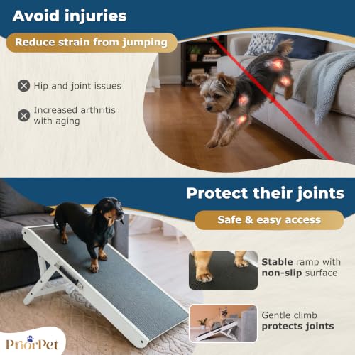 Dog Ramp for Couch (White)