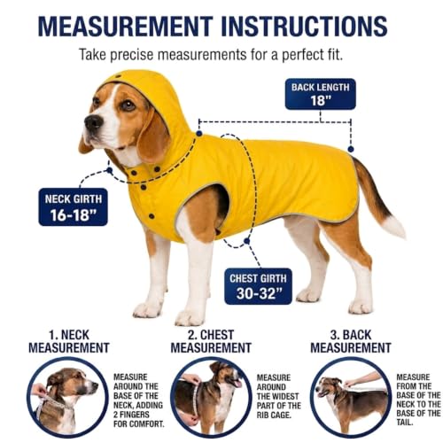 Dog Raincoat for Medium Dogs (Medium)