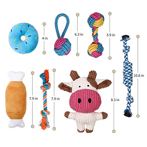 7 Pack Small Dog Toys