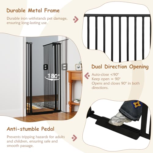 55'' Extra Tall Cat Gate (55" Tall x 30.1 - 34.1" Wide)