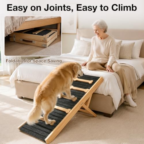 Foldable Dog Ramp for Bed & Couch