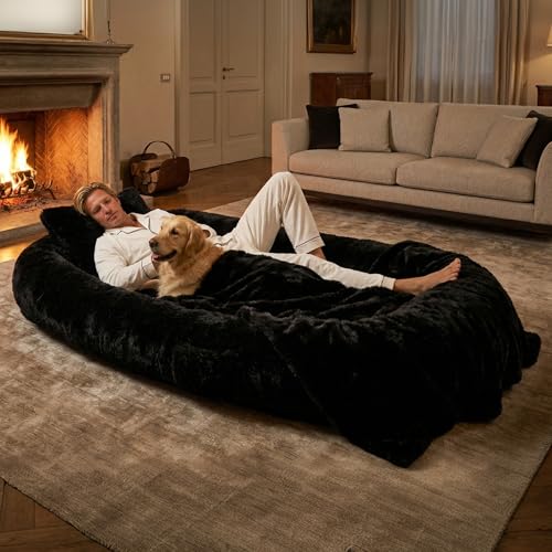 Human Dog Bed (Black)