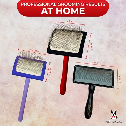 Precision Pro Dog Slicker Brush for Medium Long Coats