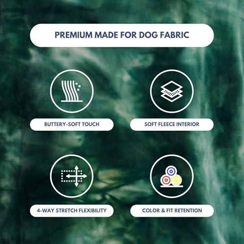Dog Hoodie Buttery (Green Skydye / Medium)