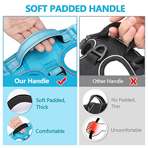 No Pull Dog Harness (L / Blue(Matching Trim))